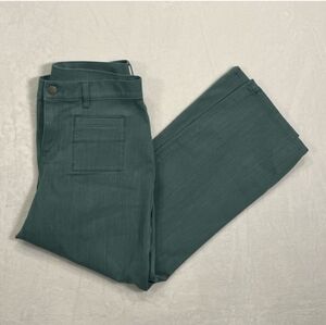 Cabi #6693 AUSTIN -GREEN Straight-Leg Pants- size 10